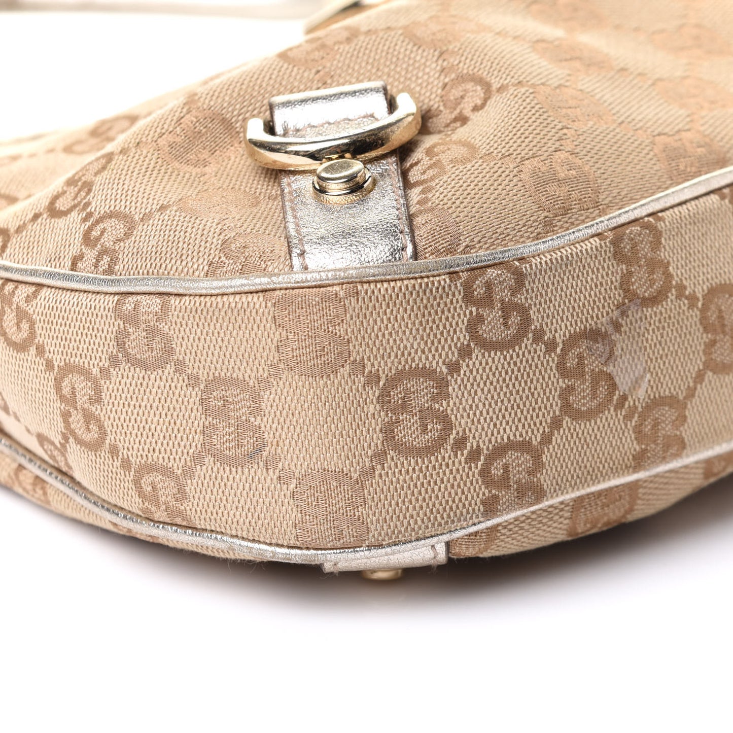 Monogram Medium Abbey D Ring Hobo Gold