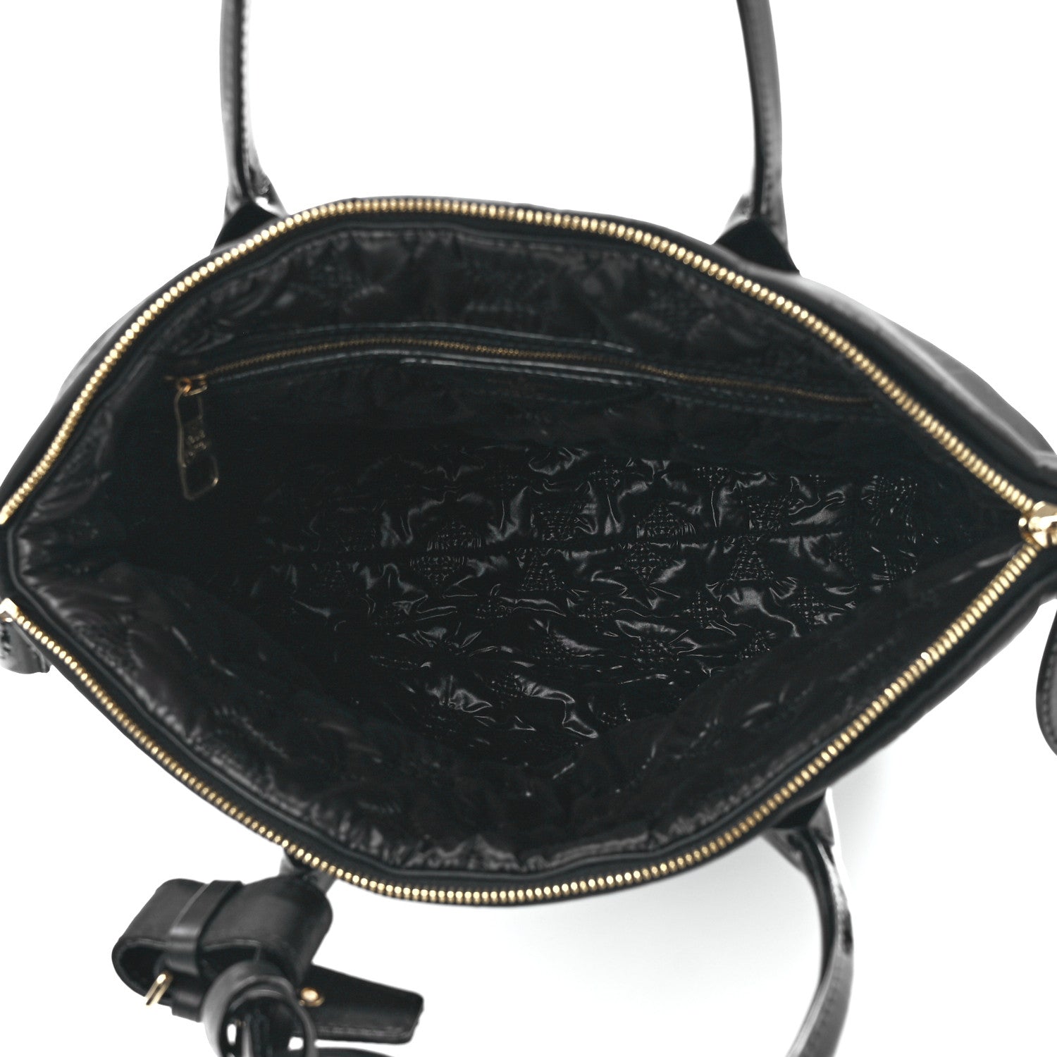 Louis Vuitton Monogram Nylon Desire Lockit Vertical MM Black 5 of 11