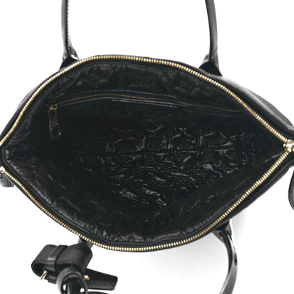 Louis Vuitton Monogram Nylon Desire Lockit Vertical MM Black 5 of 11
