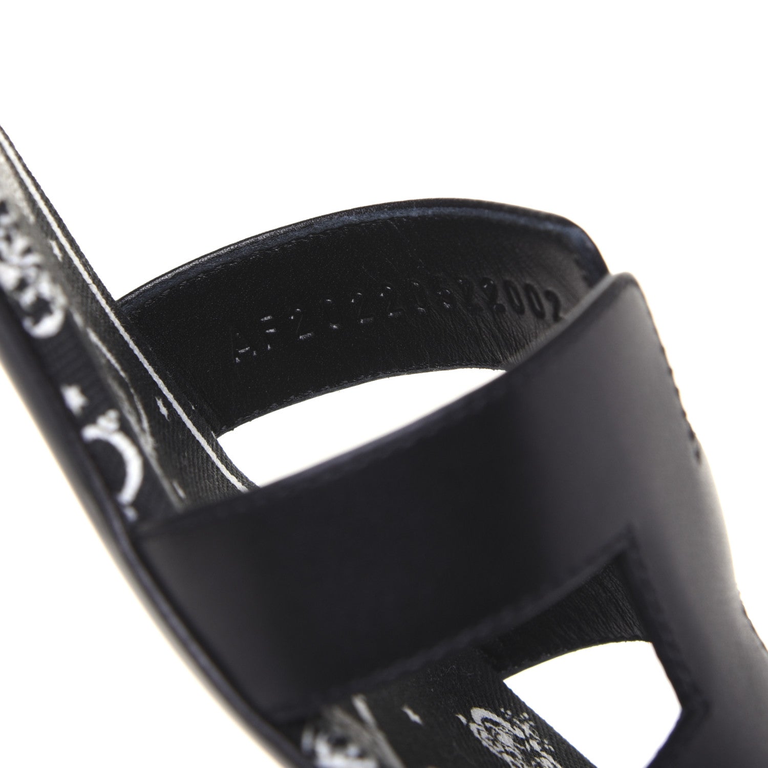 Hermes Calfskin Oasis Sandals 36.5 Black 10 of 11