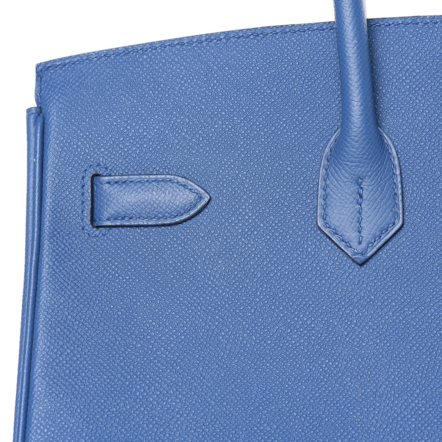 Epsom Birkin 35 Bleu Agate
