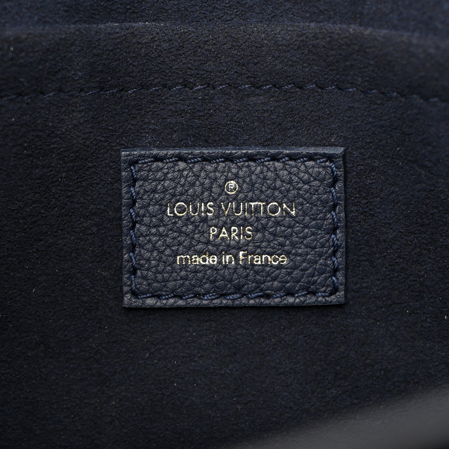 Louis Vuitton Soft Calfskin Mylockme Chain Bag BB Navy 5 of 9