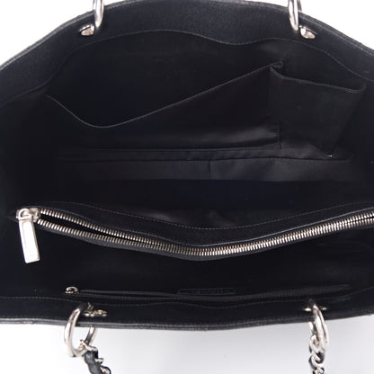 Chanel Caviar Quilted XL Grand Shopping Tote GST Black 4 of 10