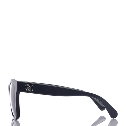 Chanel Polarized Square CC Sunglasses 5380 Black 3 of 7