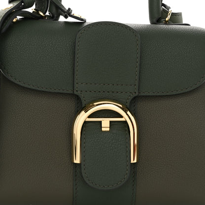Delvaux Grained Rodeo Calfskin Mini Brillant Camaieux Satchel Kaki 8 of 10