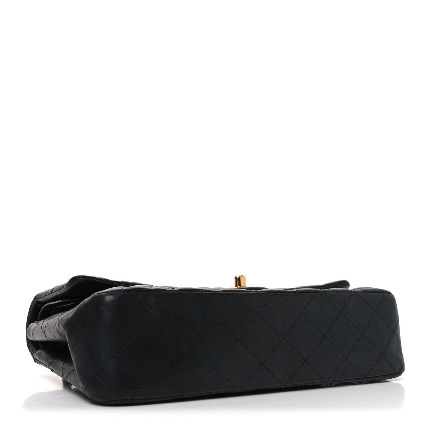 Chanel Lambskin Quilted Medium Double Flap Black 4 of 11