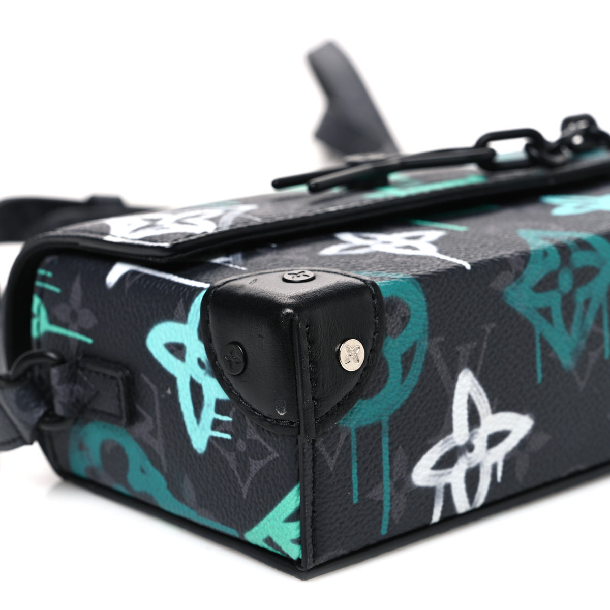 Louis Vuitton Monogram Eclipse Steamer Wearable Wallet Graffiti Multicolor 15 of 17