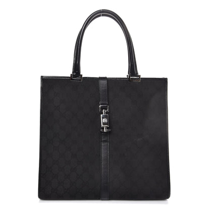 Gucci Monogram Bardot Bag Black 1 of 8