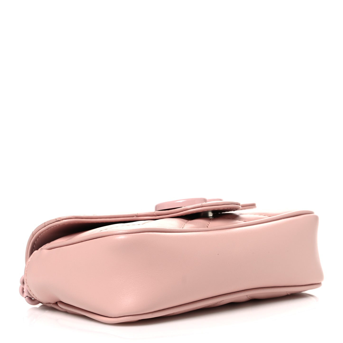 Calfskin Matelasse Monochrome GG Marmont Chain Belt Bag Perfect Pink