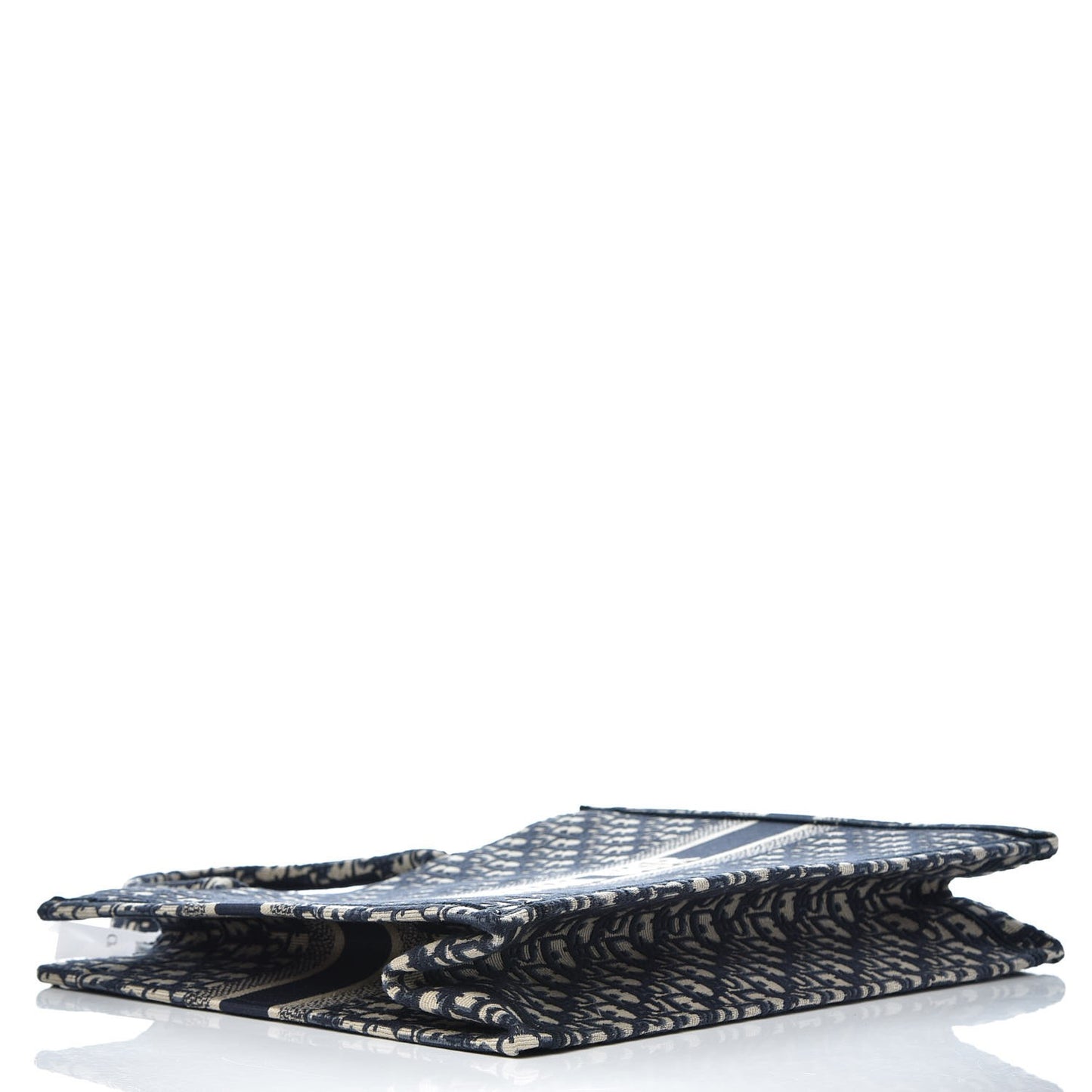 Oblique Book Tote Blue Multicolor