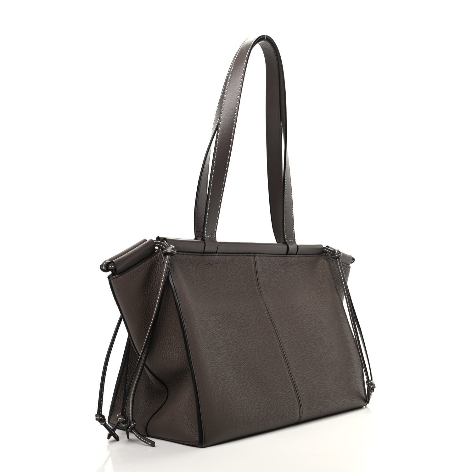 Loewe Soft Grained Calfskin Small Cushion Tote Ebony 3 of 8