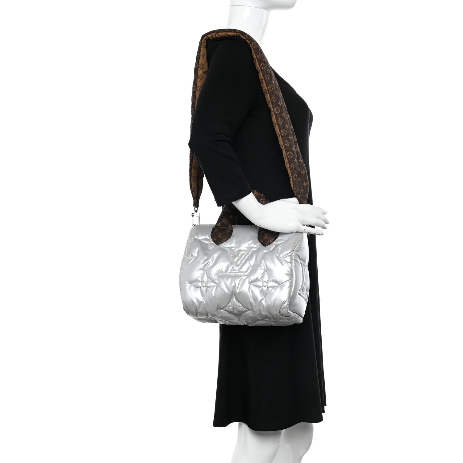 Louis Vuitton Econyl Mini Monogram Pillow Speedy Bandouliere 25 Silver 2 of 9