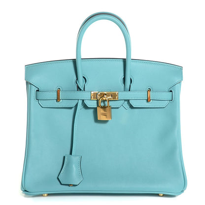 Hermes Swift Birkin 25 Bleu Saint Cyr 1 of 29