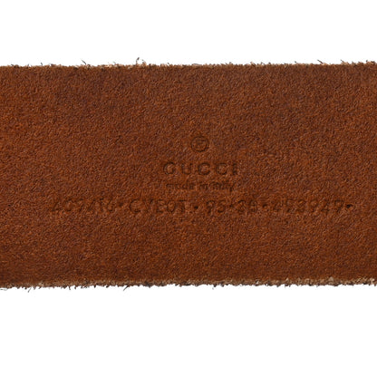 Gucci Faded Calfskin Double G 40mm Belt 95 38 Cuir 3 of 6