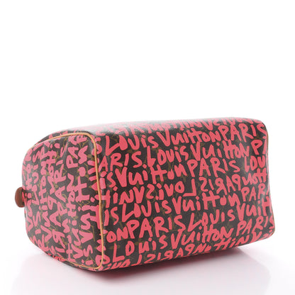 Louis Vuitton Monogram Graffiti Speedy 30 Fuchsia 3 of 9