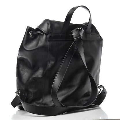 Prada Calfskin Backpack Black 3 of 9