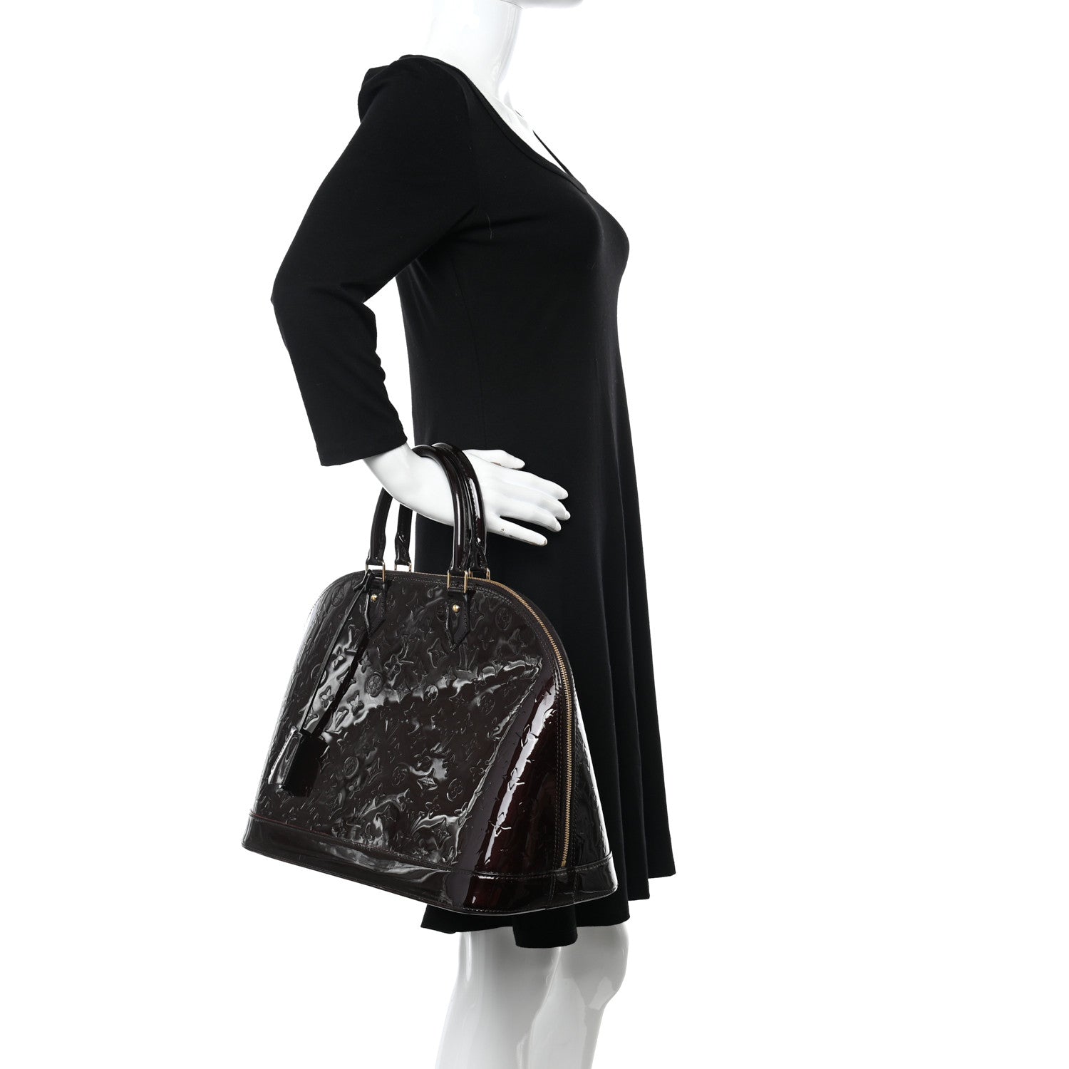 Louis Vuitton Vernis Alma GM Amarante 2 of 17