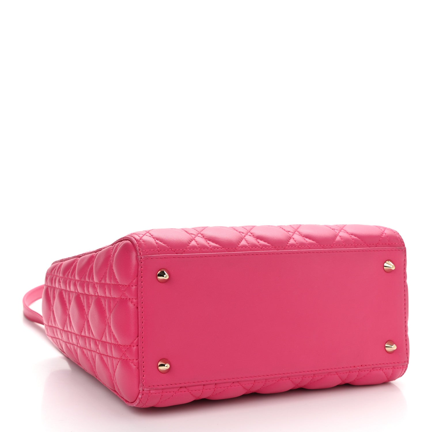 Christian Dior Lambskin Cannage Medium Lady Dior Pink 4 of 10