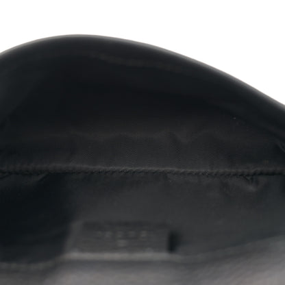 Gucci Pebbled Calfskin Soho Flap Belt Bag Black 5 of 13