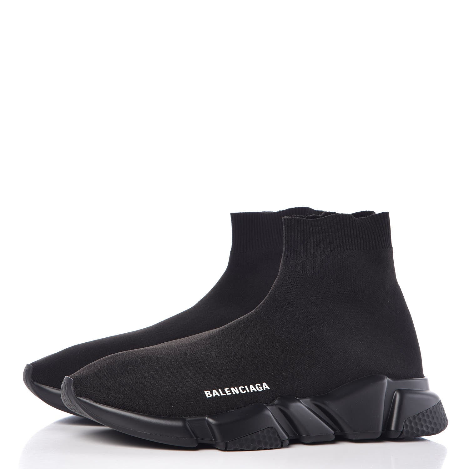 Balenciaga Neoprene Knit Mens Speed Sneakers 43 Black 3 of 9
