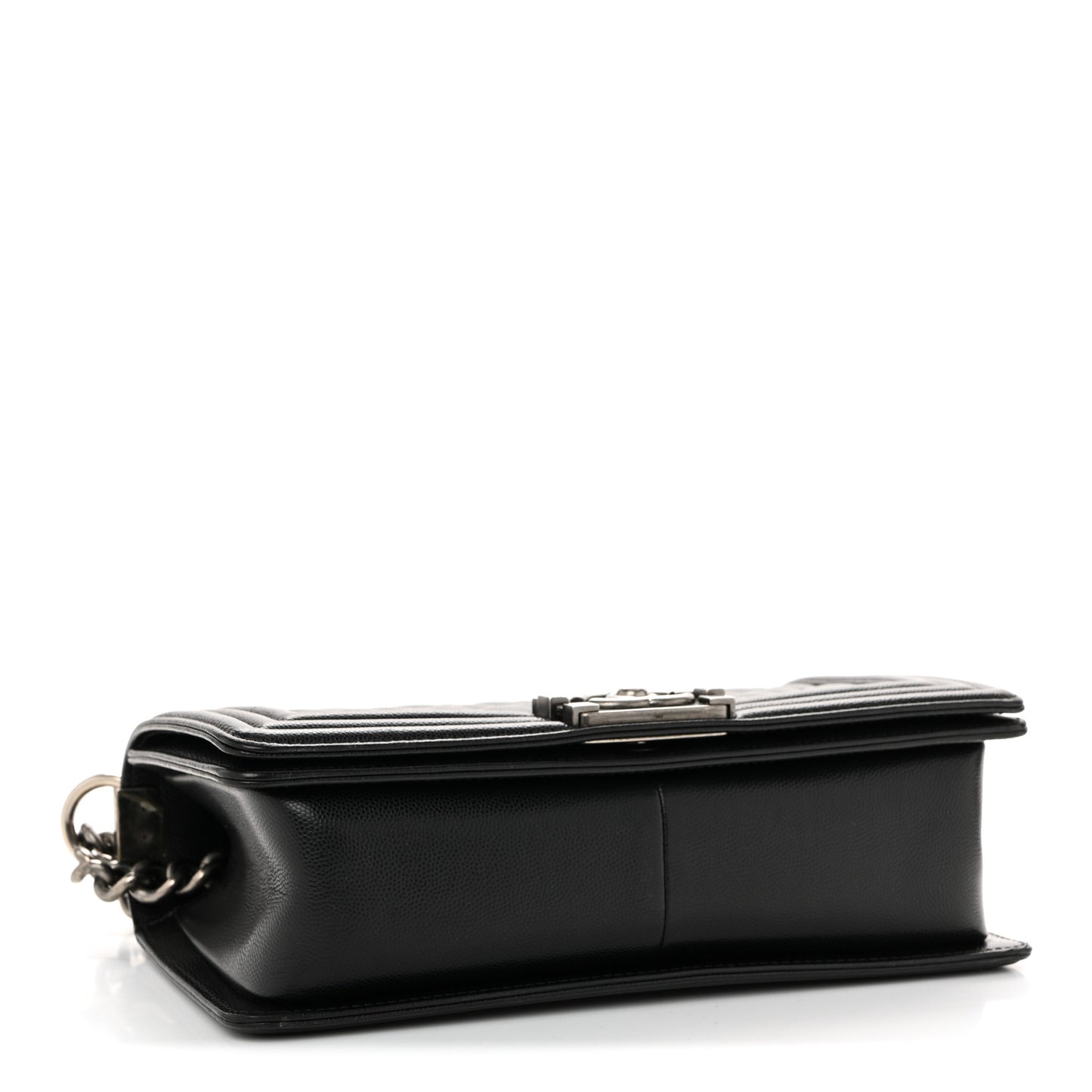 Caviar Quilted Medium Boy Flap Black