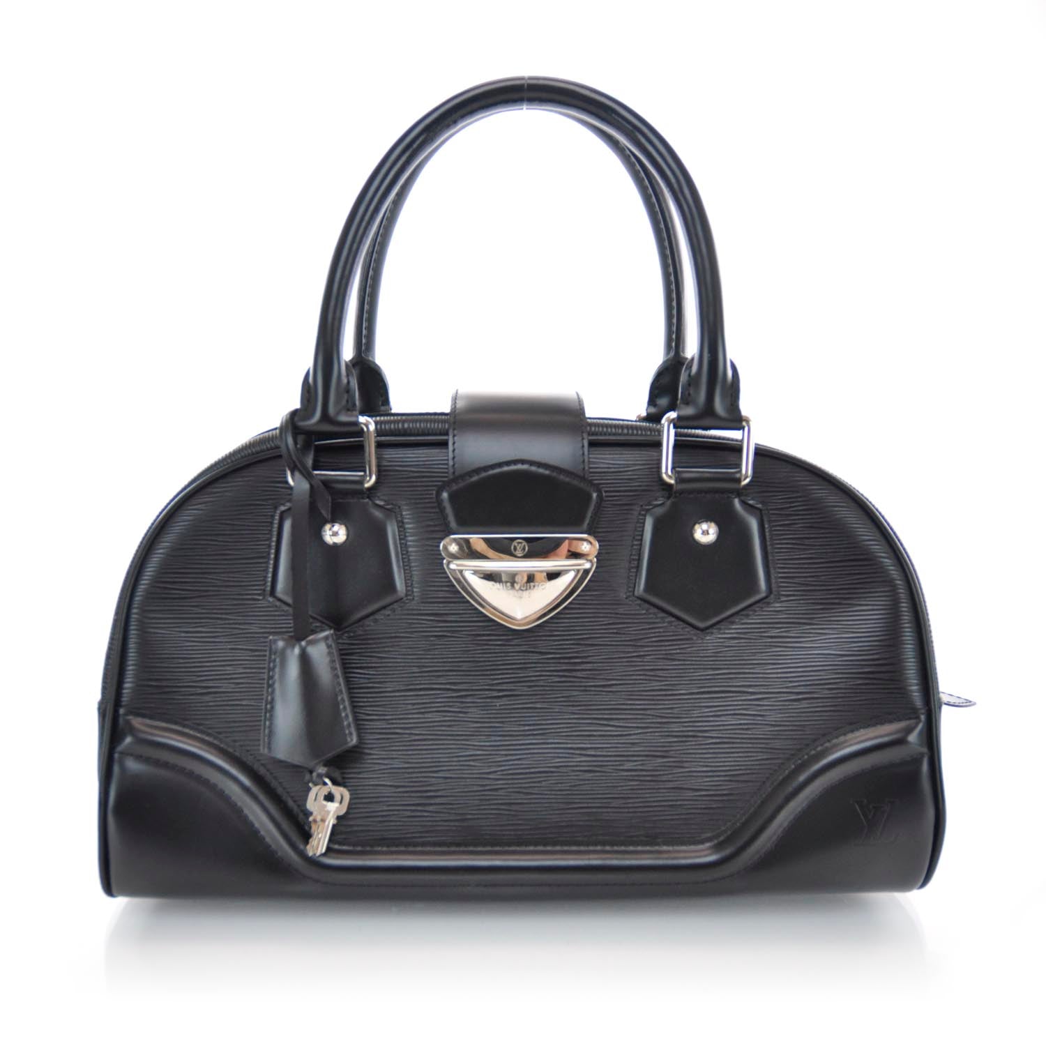 Louis Vuitton Epi Bowling Montaigne GM Black 1 of 9