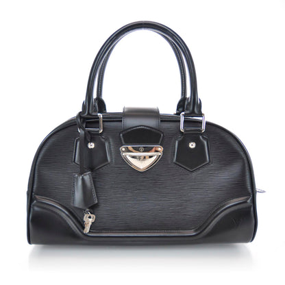 Louis Vuitton Epi Bowling Montaigne GM Black 1 of 9