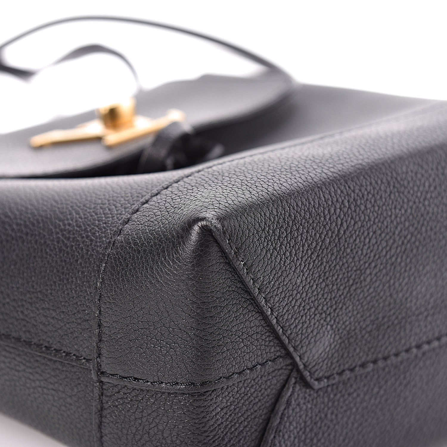 Louis Vuitton Calfskin Lockme Mini Backpack Black 8 of 13