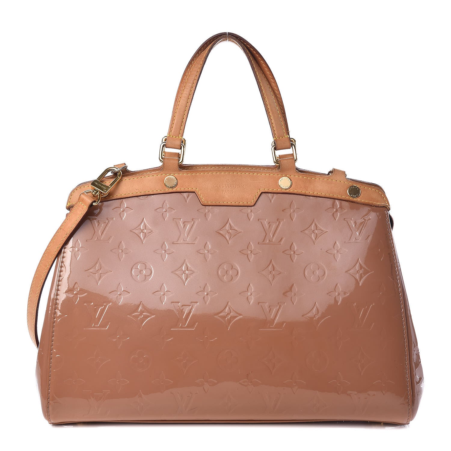 Louis Vuitton Vernis Brea MM Rose Velours 1 of 11