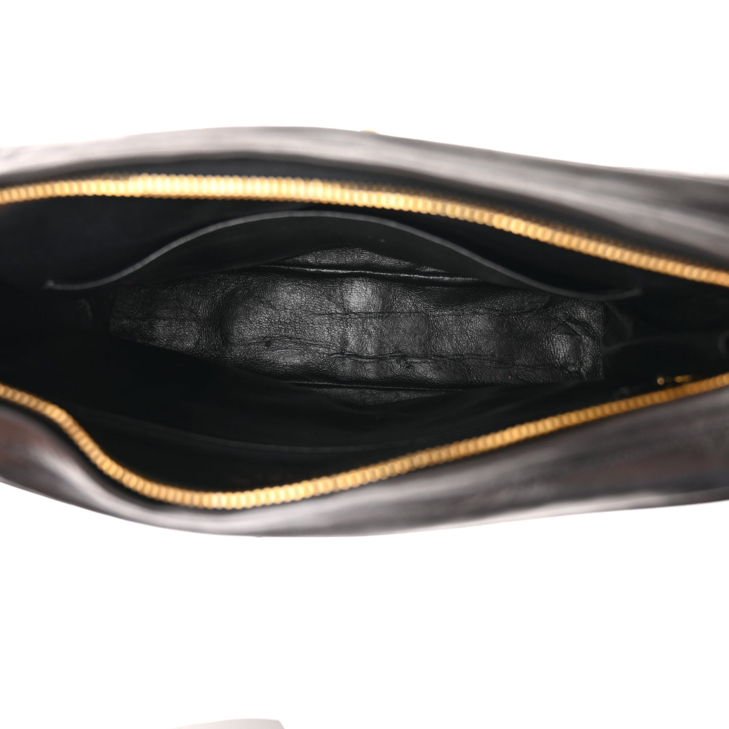 Lambskin Quilted CC Tassel Camera Case Black