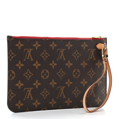 Louis Vuitton Monogram Neverfull MM GM Pochette Cherry 3 of 8