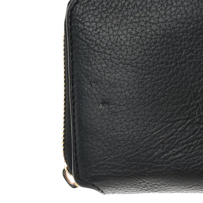 Chloe Grained Calfskin Marcie Long Zip Around Wallet Black 12 of 13