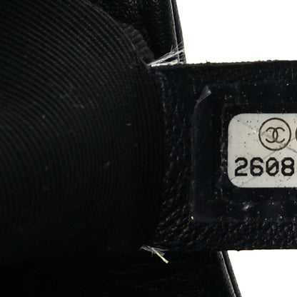 Chanel Calfskin Chevron Quilted Small Boy Flap Black 6 of 9