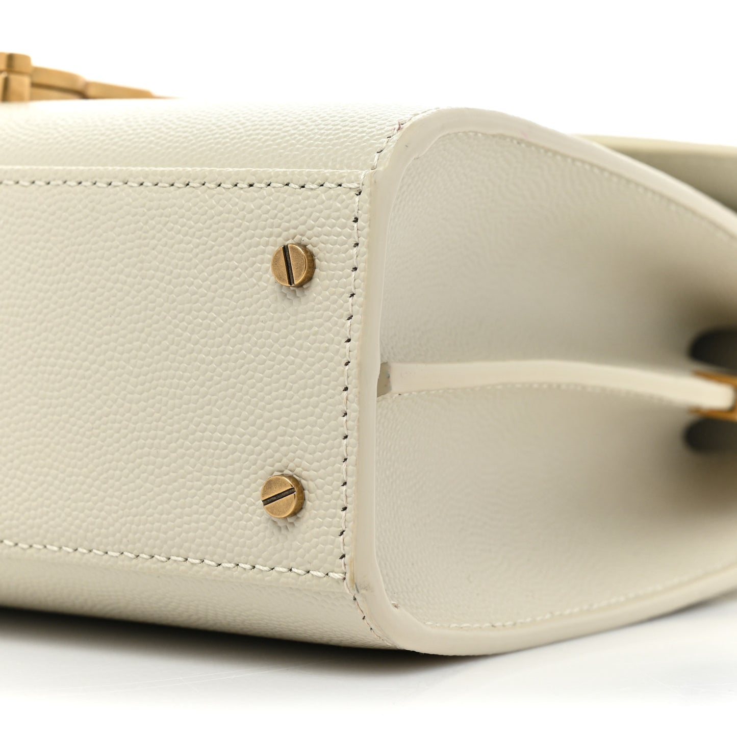 Grain de Poudre Mini Classic Monogram Cassandra Top Handle Vintage White