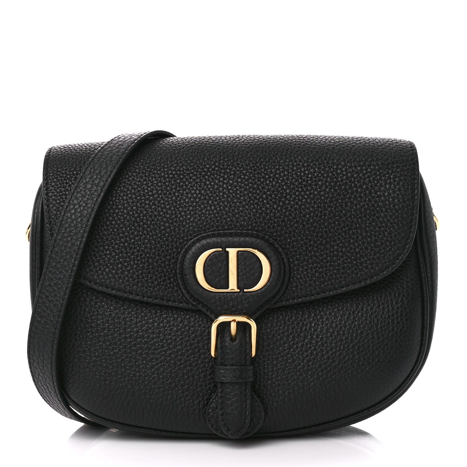 Christian Dior Grained Calfskin Medium Bobby Flap Black 1 of 9