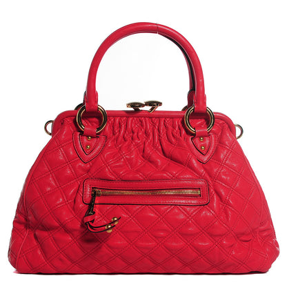 Marc Jacobs Calfskin Quilted Stam Coral 1 of 10