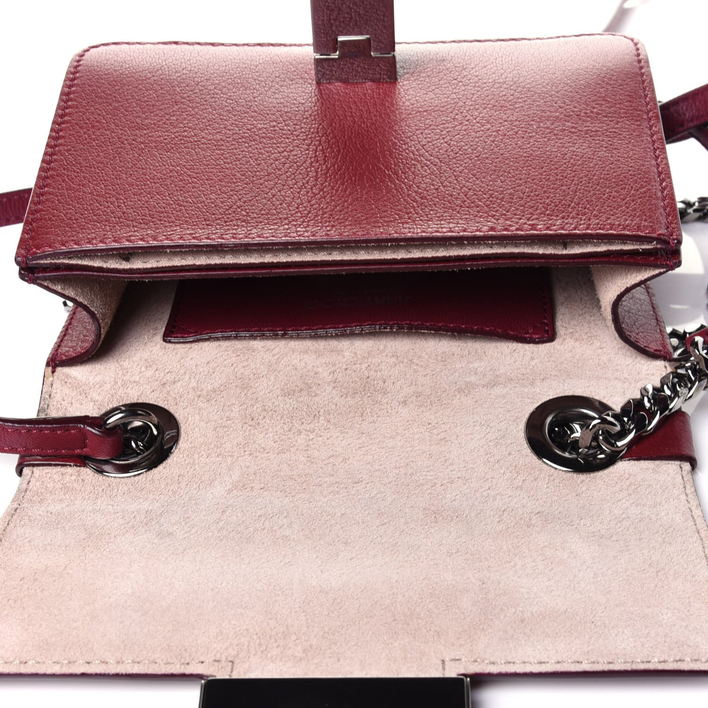 Soft Grainy Goatskin Mini Rebel Crossbody Pomerol