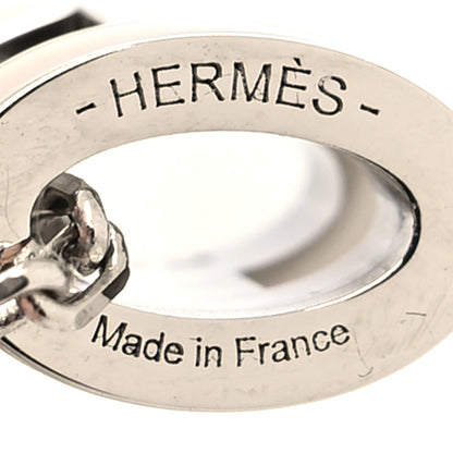 Hermes Palladium Mini Pop H Pendant Necklace Marron Glace 5 of 5
