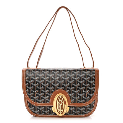 Goyard Goyardine 233 PM Shoulder Bag Black Gold 1 of 11