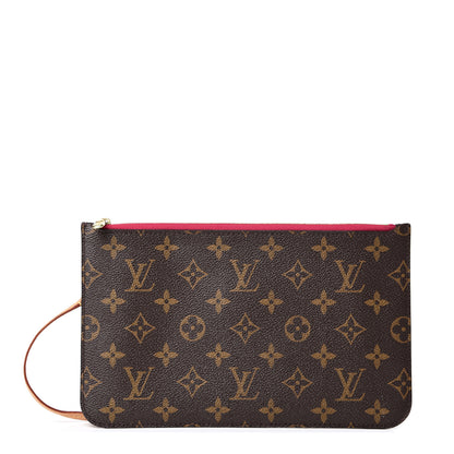 Louis Vuitton Monogram Neverfull MM GM Pochette Pivoine 1 of 9