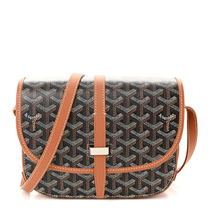 Goyard Goyardine Belvedere II PM Messenger Bag Black Gold 1 of 9