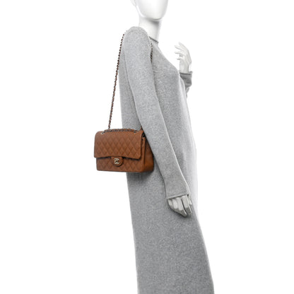 Chanel Lambskin Quilted Medium Double Flap Brown 2 of 11