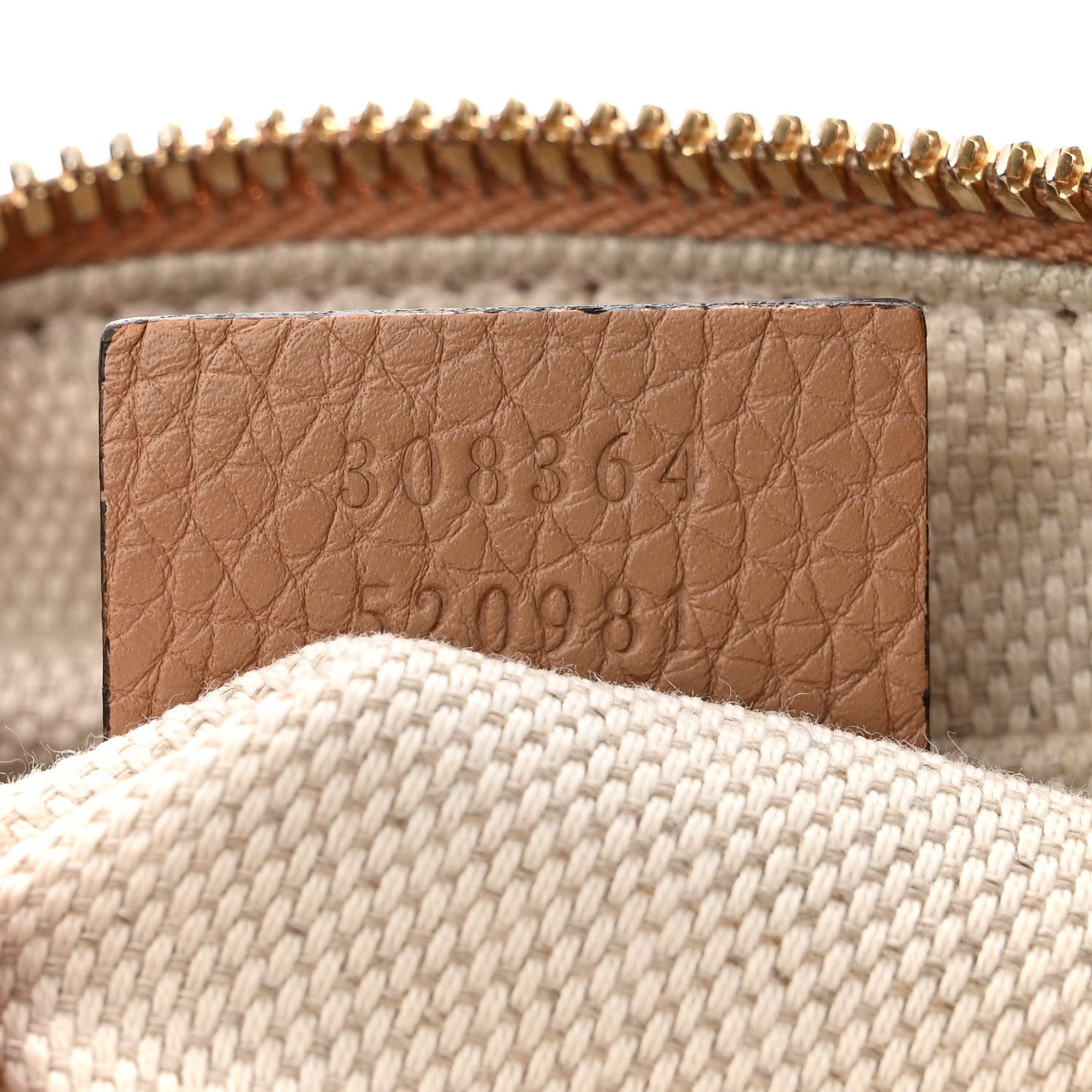 Pebbled Calfskin Small Soho Disco Bag Camelia