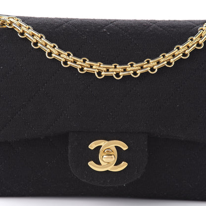 Chanel Jersey Quilted Small Double Flap Black 12 of 12