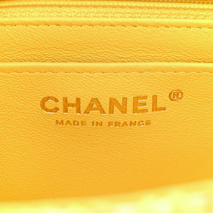 Chanel Tweed Quilted 2.55 Reissue Mini Flap Yellow 6 of 11