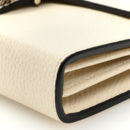 Gucci Dollar Calfskin Mini Dionysus Chain Wallet Mystic White 8 of 8