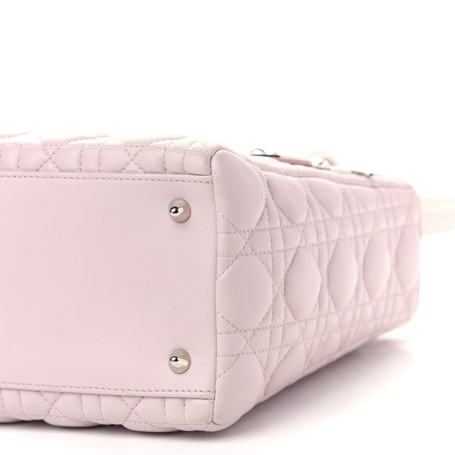 Christian Dior Lambskin Cannage Medium Lady Dior Light Pink 8 of 10