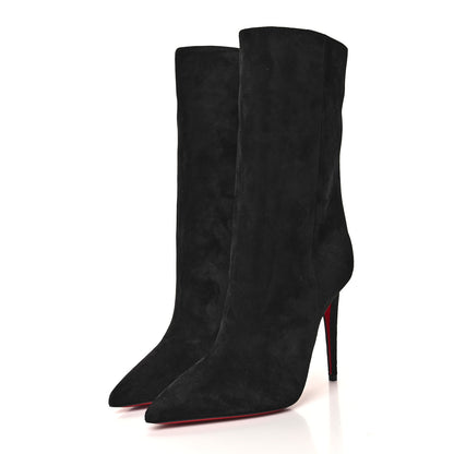Christian Louboutin Veau Velours Astrilarge 100 Booties 39.5 Black 3 of 7