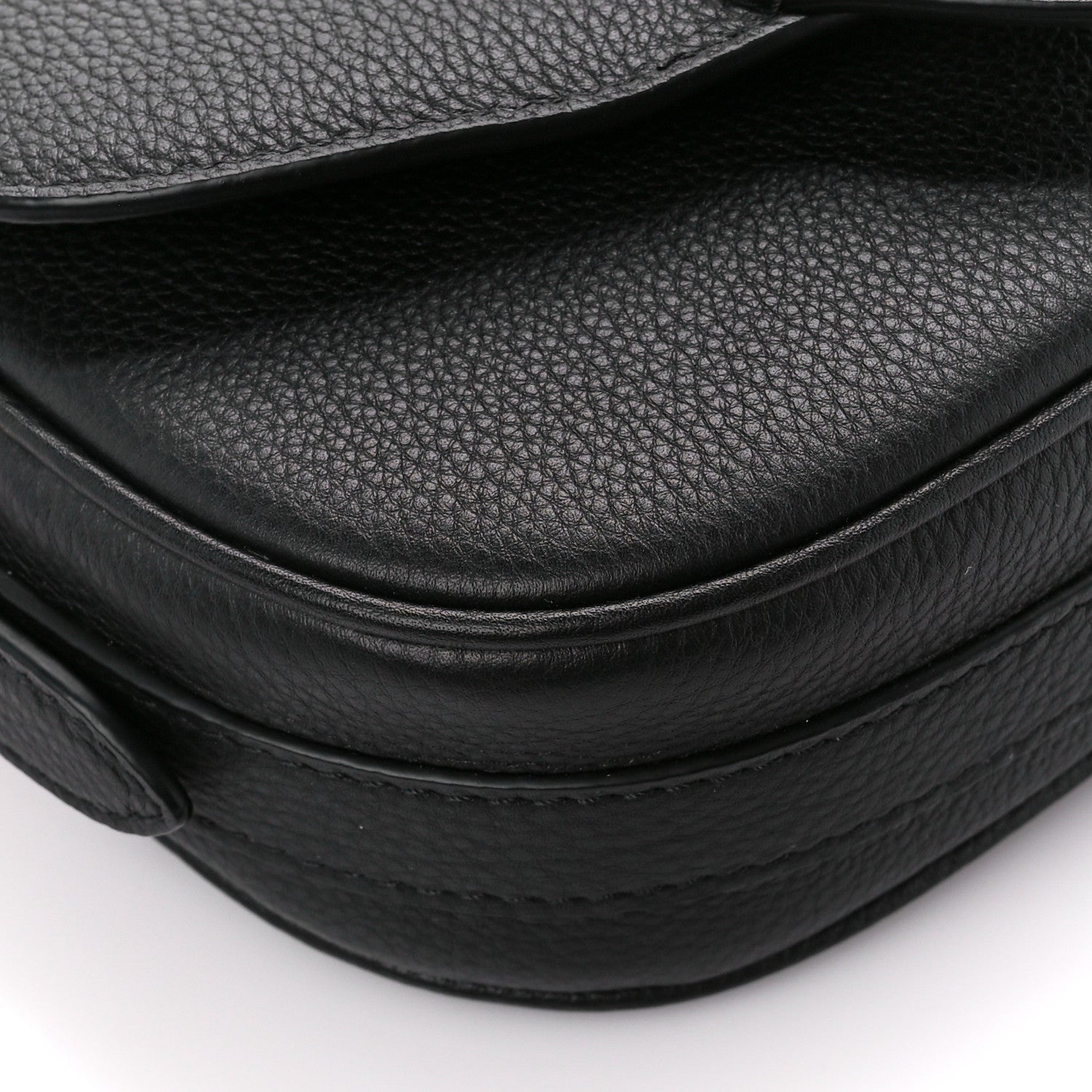 Louis Vuitton Grained Calfskin LV Pont 9 Soft PM Black 9 of 11