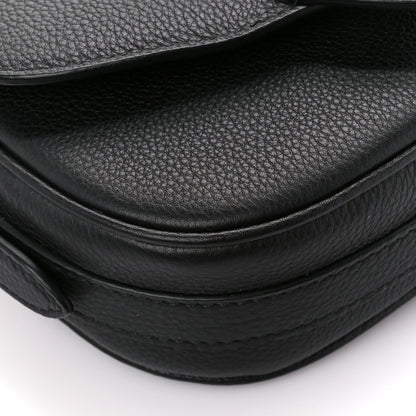 Louis Vuitton Grained Calfskin LV Pont 9 Soft PM Black 9 of 11
